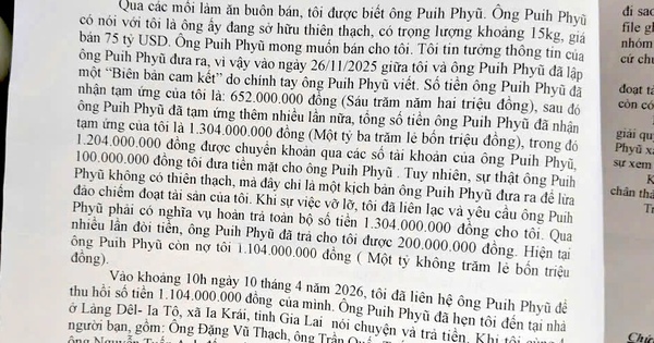 Đòi lại tiền tạm ứng mua thiên thạch 75 tỉ USD, người đàn ông bị đánh nhập viên