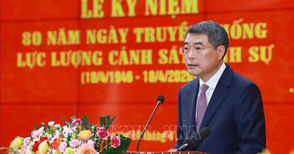 Thủ tướng Lê Minh Hưng: Tên gọi "Cảnh sát hình sự" mãi là niềm tin cậy của Nhân dân