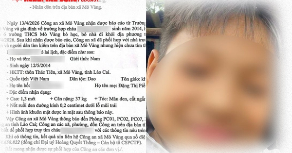 Công an cảnh báo loan tin thất thiệt vụ nam sinh 12 tuổi mất tích bí ẩn