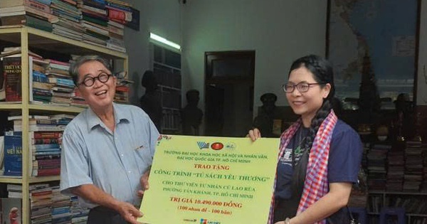 Chương trình “Tủ sách yêu thương” nối nhịp tri thức nơi Cù lao Rùa