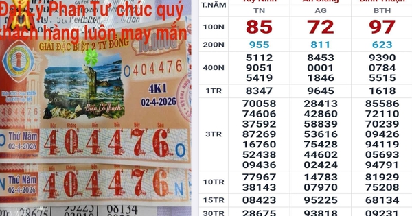 2 giải độc đắc xổ số miền Nam lộ diện vào sáng sớm 3-4