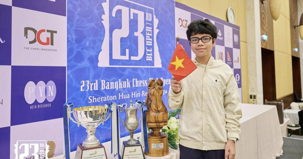 Đầu Khương Duy vô địch Bangkok Open 2026, giành thêm chuẩn Đại kiện tướng tuổi 15