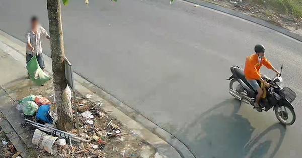 Phát hiện qua camera, 2 người vứt rác bị phạt mỗi người 1,5 triệu đồng