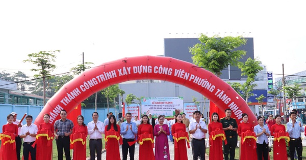 Khánh thành công viên Tăng Nhơn Phú, thêm mảng xanh cho TPHCM