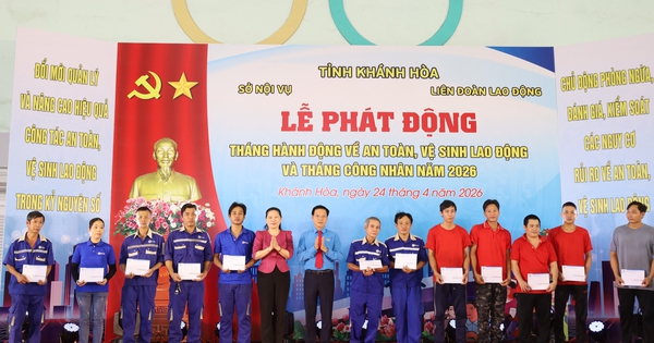 Khánh Hòa phát động Tháng Công nhân và Tháng Hành động về an toàn lao động