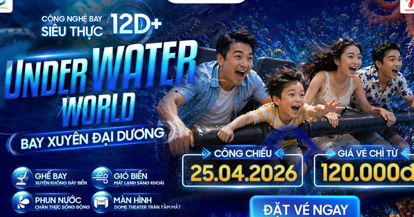 Địa điểm vui chơi cực hot dịp lễ 2026: Công nghệ bay siêu thực 12D+ xuyên đại dương tại Gigamall