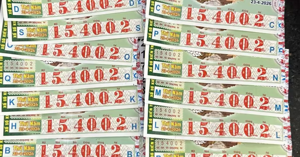 Sáng 25-4, lộ diện nơi trúng giải độc đắc 14 vé xổ số miền Nam