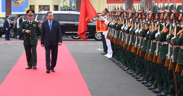 Tổng Bí thư, Chủ tịch nước Tô Lâm thăm và làm việc với Quân khu 5