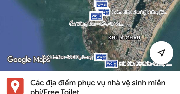 Vũng Tàu công bố danh sách bãi giữ xe, nhà vệ sinh miễn phí phục vụ du khách, xem tại đây