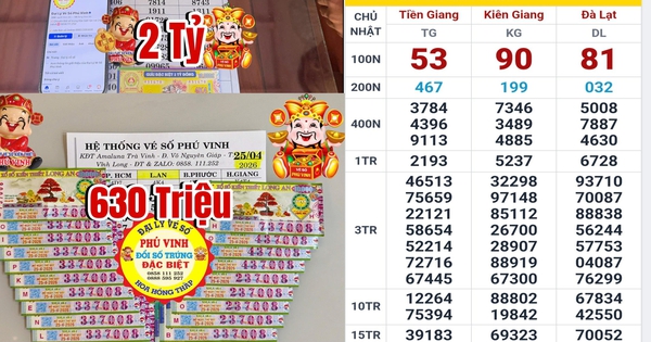 Xổ số miền Nam: Sáng 27-4, giải độc đắc xuất hiện ở TPHCM, Vĩnh Long và An Giang