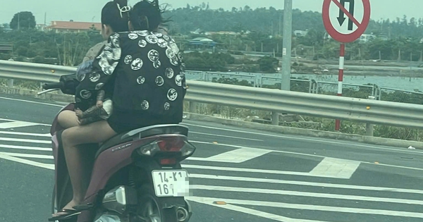 Xác định 2 cô gái "đầu trần", phóng xe máy ngược chiều ở làn 100 km/giờ trên cao tốc