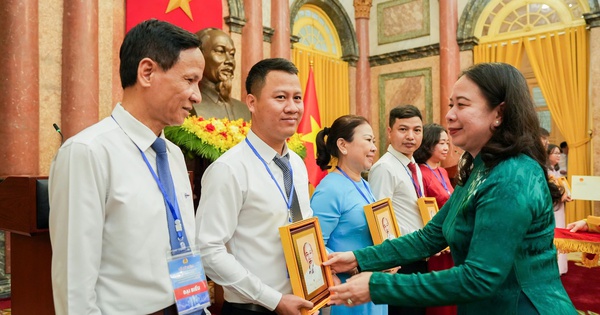 Phó Chủ tịch nước Võ Thị Ánh Xuân gặp mặt các Chủ tịch Công đoàn cơ sở xuất sắc tiêu biểu