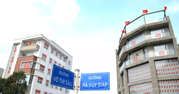 Hình ảnh rực rỡ cờ hoa chào mừng Lễ 30-4 và sự kiện lên thành phố trực thuộc Trung ương ở Đồng Nai