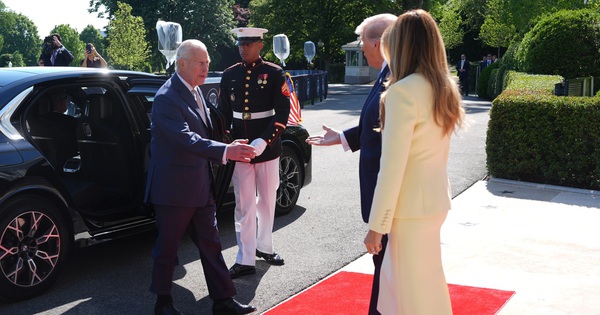 Tổng thống Donald Trump đón tiếp Vua Anh Charles III tại Nhà Trắng