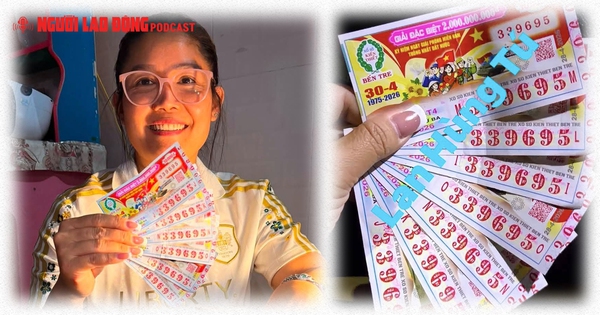 7 công nhân cùng trúng vé số giải độc đắc