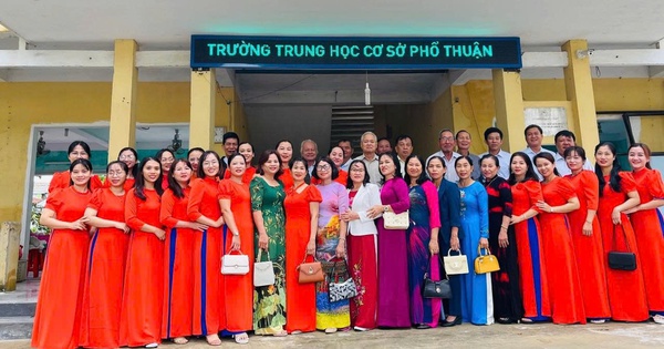 Kỷ niệm 50 năm thành lập Trường THCS Phổ Thuận