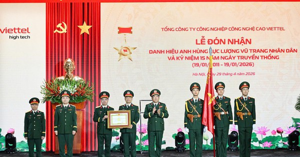 Viettel High Tech đón nhận danh hiệu Anh hùng Lực lượng vũ trang nhân dân