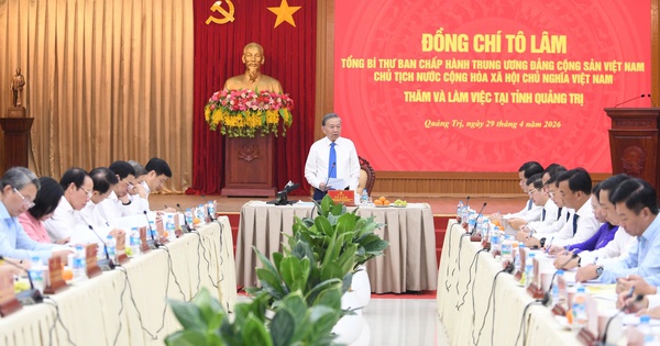 Tổng Bí thư, Chủ tịch nước Tô Lâm: Quảng Trị cần tái định vị không gian phát triển