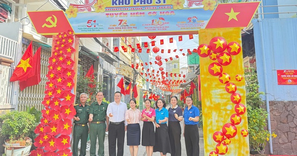 Phường Minh Phụng ra mắt "Tuyến hẻm cờ hoa" chào mừng đại lễ 30-4