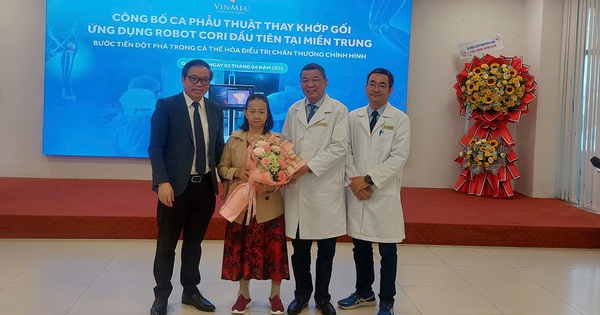 Lần đầu tại miền Trung: Thay khớp gối bằng robot, bệnh nhân tập đi ngay sau mổ