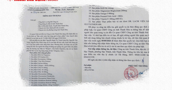 Triệt phá đường dây sản xuất, buôn bán 22 loại thực phẩm chức năng giả