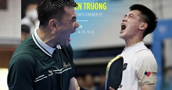 Vinh Hiển hạ số 2 thế giới, biến chung kết  Pickleball Asia 1000 thành trận đấu “nội bộ”