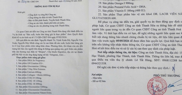 Triệt phá đường dây sản xuất, buôn bán 22 loại thực phẩm chức năng giả