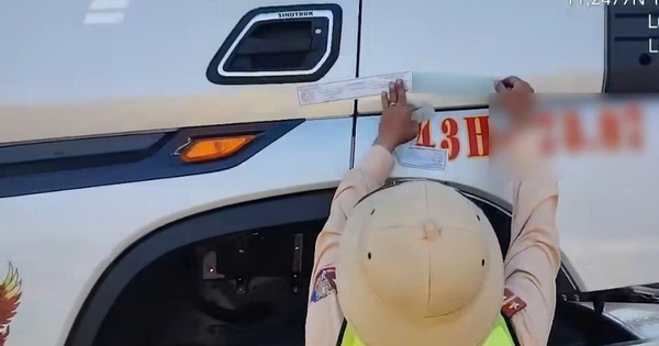 Phạt nặng xe đầu kéo “3 không” chạy trên tuyến cao tốc Phan Thiết – Vĩnh Hảo