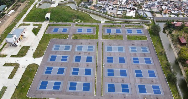 20 sân Pickleball xuất hiện trong Khu lưu niệm đồng bào miền Nam tập kết ra Bắc