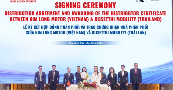 Kim Long Motor sắp xuất khẩu xe buýt sang Thái Lan