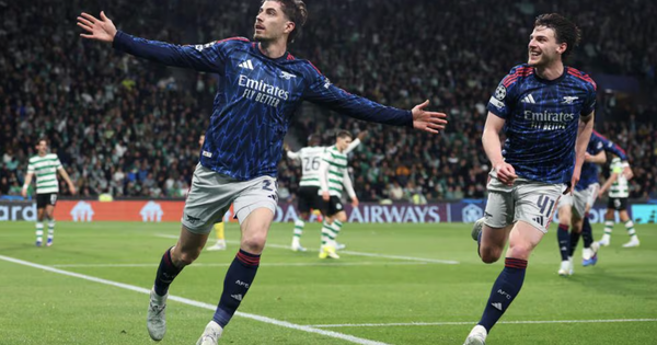 Kai Havertz tỏa sáng phút bù giờ, Arsenal rộng cửa vào bán kết Champions League