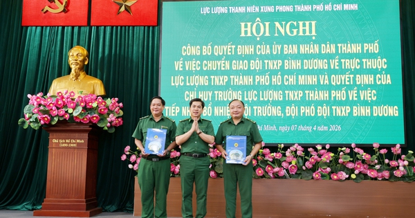 Công bố quyết định của UBND TPHCM về Lực lượng Thanh niên xung phong