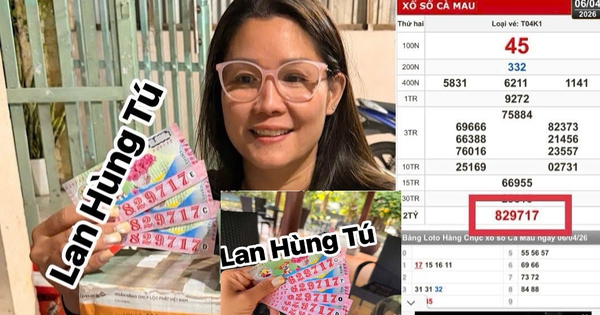 Chiều 8-4, đại lý tìm 4 vé trúng giải độc đắc xổ số miền Nam đang “đi lạc”