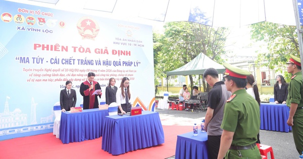 Phiên tòa giả định thu hút đông đảo cán bộ, đoàn viên, thanh niên