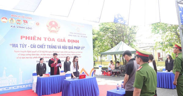 Phiên tòa giả định thu hút đông đảo cán bộ, đoàn viên, thanh niên