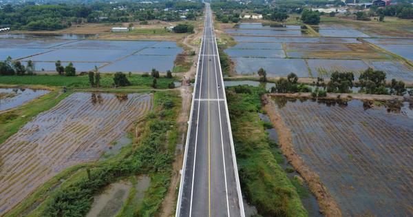 Hình ảnh cầu Tây Long chờ ngày khai thác