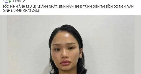 Miu Lê với tấm ảnh gây bão mạng xã hội