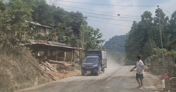 Khổ sở vì bụi đường