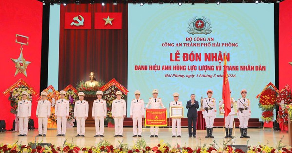 Công an TP Hải Phòng đón nhận danh hiệu Anh hùng lực lượng vũ trang nhân dân