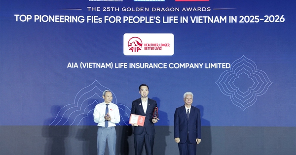 AIA Việt Nam được vinh danh tại giải thưởng Rồng Vàng 2026