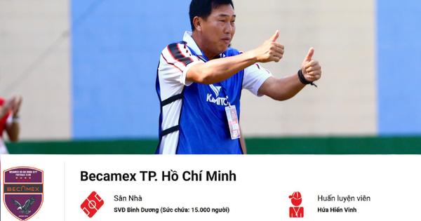 HLV Hứa Hiền Vinh ngồi ghế nóng Becamex TPHCM, Đặng Trần Chỉnh rút khỏi BHL