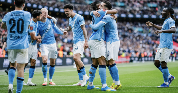 Semenyo lập siêu phẩm, Man City đăng quang FA Cup