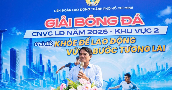 Hơn 750 công nhân tranh tài tại giải bóng đá do LĐLĐ TPHCM tổ chức