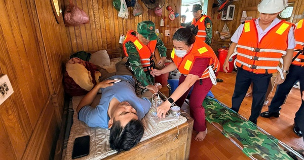 Thuyền trưởng bất ngờ khó thở trên biển, thuyền viên khẩn cấp cầu cứu