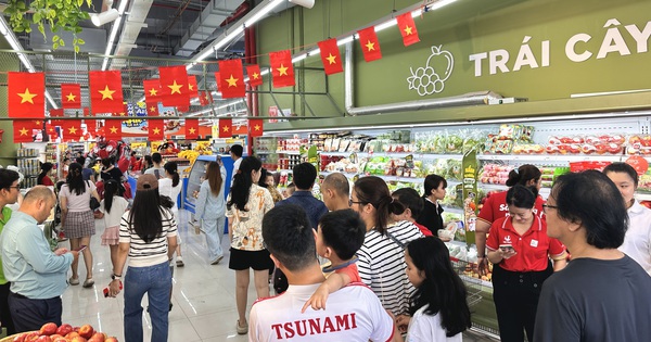 Dòng người đổ về siêu thị, trung tâm thương mại mua sắm