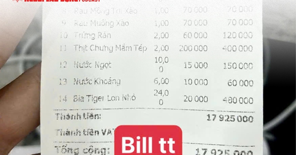 Sự thật vụ hóa đơn bữa ăn 18 triệu đồng ở Sầm Sơn