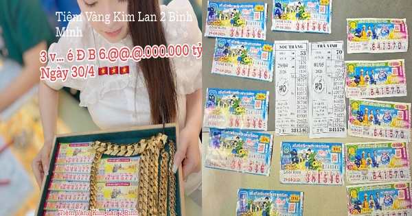 Trúng xổ số miền Nam dịp lễ 30-4 và 1-5, nhiều người nhận tiền lẫn đổi vàng