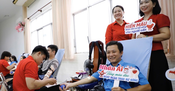 500 đoàn viên - lao động tham gia hiến máu tình nguyện ở Cần Thơ