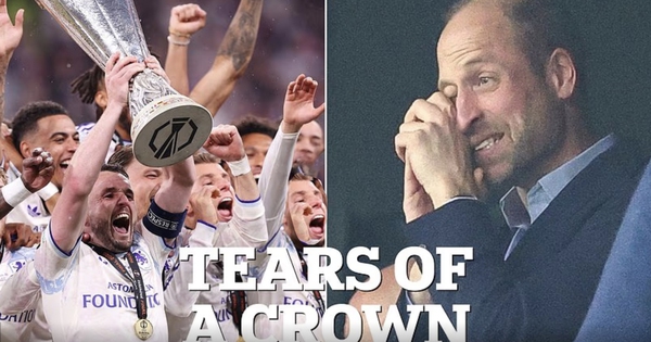 Lý do khiến Thái tử nước Anh bật khóc sau trận chung kết Europa League