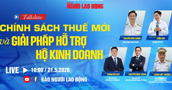 Talkshow "Chính sách thuế mới và giải pháp hỗ trợ hộ kinh doanh"
